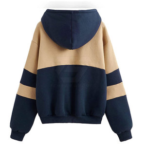 เสื้อฮู้ดผู้หญิงผ้าใส่สบายสำหรับใช้งานกลางแจ้ง ทรงเข้ารูป MOQ ต่ำ ดีไซน์ทันสมัยประจำปี 2026 เสื้อฮู้ดแฟชั่นสำหรับผู้หญิง - Product Image 2