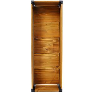 Fioriera Rettangolare Rialzata in Legno per Piante da Esterno, Erbe, Verdure e Fiori, Ideale per Terrazze - Product Image 4