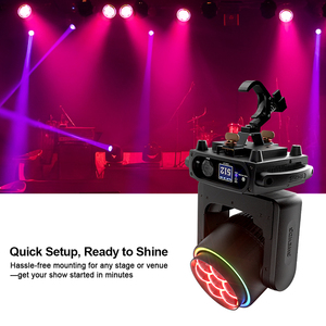 SHEHDS 7×40W RGBLAC Bee Eye Wash Light DMX512 Zoom Moving Head Stage Light para Solución de Iluminación de Discotecas - Product Image 5