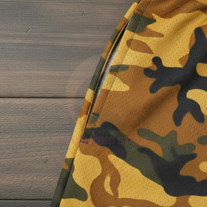 Hot Sale Men's Mesh Shorts Breathable Camouflage Style Single <b>Layer</b> Shorts High Quality Sweatpants Mens Mesh Shorts Manufacturer - Product Image 3