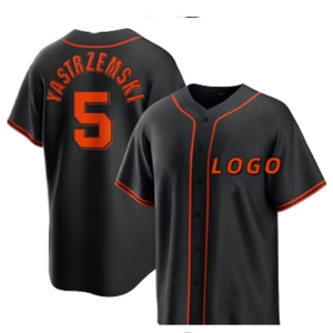 Fabricant de maillots de baseball personnalisés pour hommes avec impression 3D en relief |   Maillots d'équipe en sublimation en gros |   Nom et numéro personnalisés - Product Image 5