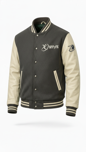 Professional University Leather Sleeves Chenille Letters Winter Hooded Eco-Friendly Unisex Fashion Outerwear with Front Logo - Product Image 6