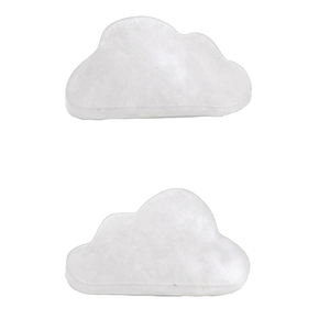 Cristal de jade súper blanco tallado en forma de nube, piedra de cristal con forma de nube, cristal de nube para decoración del hogar, mayorista de cristales tallados en forma de nube - Product Image 2