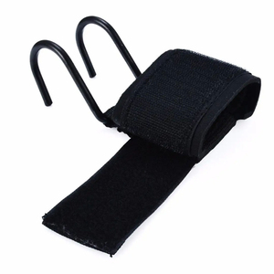 Crochets de barre en néoprène à prix de gros pour la musculation et le bodybuilding, support de poignet antidérapant, équipement de sécurité - Product Image 4