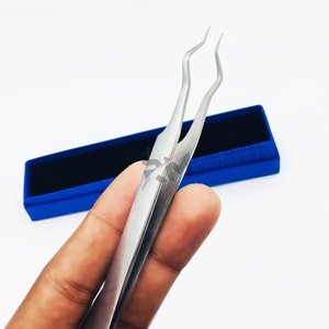 Pince à épiler pointue en acier inoxydable de haute qualité RMI pour extensions de cils - Product Image 6