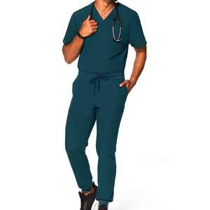 Uniformes Médicos para Hombre en Tela Elástica de Ajuste Cómodo, Venta Directa de Fábrica, Uniformes Médicos para Hombre a Precios Accesibles - Product Image 2