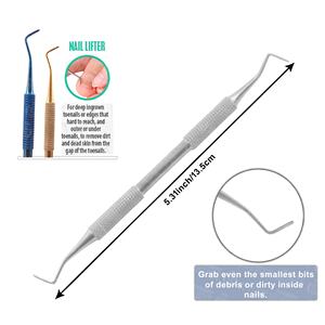 Lève-ongles à pointe fine pour un contrôle et une précision maximum, idéal pour les professionnels de la manucure et de la pédicure, aide à retirer les cuticules en toute sécurité. - Product Image 5