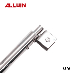 Round Tube Stainless Steel <b>Shower</b> Door Support Bar Pull Rod Glass Clamp <b>for</b> Bathroom Accessories - Product Image 4