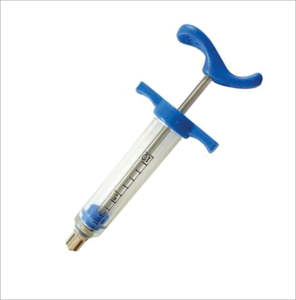 Jeringa Veterinaria Manual de Acero Inoxidable Reutilizable de Alta Calidad CHC TPX BD con Certificación CE y Función de Seguridad para Vacunas Equinas - Product Image 3