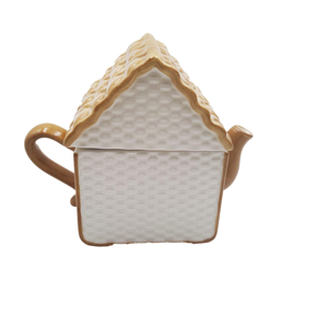 Tetera de Cerámica Hecha a Mano Estilo Rústico, Tetera Vintage, OEM, ODM, Venta al por Mayor de Artículos de Cocina Personalizados - Product Image 3