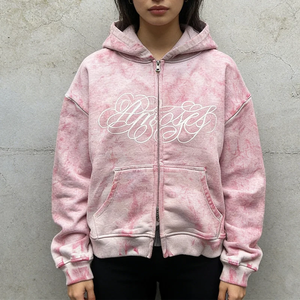 Sweat-shirt pour femme à manches longues et fermeture éclair, style ample, automne-hiver, mode européenne et américaine, streetwear, hip-hop, punk - Product Image 1