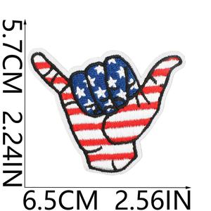 Professional Factory Custom Embroidery Badge <b>Iron</b> On Woven Patch for Clothes Jackets Uniforms Hats with Personalized Logo Design - Product Image 2