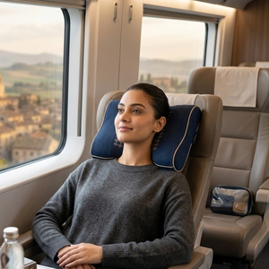 Almohada Cervical Contorneada Premium, Cojín Ortopédico de Espuma Suave para Soporte del Cuello |   Almohada Ergonómica para un Sueño Profundo, Ideal para Viajes y Hogar - Product Image 1