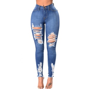 KEVEN IMPEX Jeans de Compresión para Mujer, Ajustados, de Cintura Media, Pierna Recta, con Efecto Levanta Glúteos, Elásticos en 4 Direcciones, Spandex/Poliéster, Estilo Vintage - Product Image 1