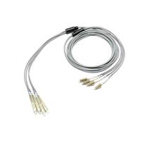 Câble de raccordement fibre optique monomode LC vers SC OS2 9/125 µm 8 fibres 5 m 10 Gbit/s Duplex pour transceiver optique FTTH