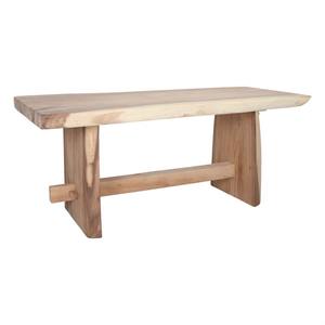 Table à manger en teck massif de qualité supérieure avec plateau rectangulaire robuste et structure en bois minimaliste pour une salle à manger d'intérieur moderne - Product Image 6