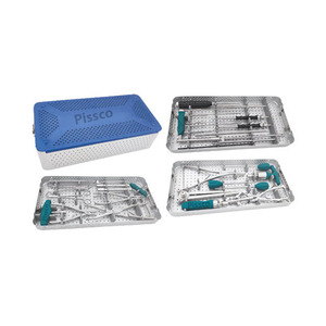 Sistema de tornillos pediculares PISSCO, instrumentos para cirugía espinal, juego de instrumentos ortopédicos para columna vertebral, de acero inoxidable, fabricado por Pissco - Product Image 1