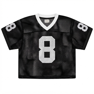 Custom Vintage Oversized Unisex Mesh Crop <b>T</b>-<b>Shirt</b> Breathable Sports Streetwear Tee Quick Dry Lightweight Mesh <b>Shirt</b> 2026 - Product Image 3