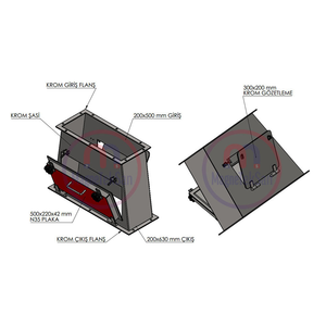 Séparateur magnétique à plaques en néodyme N35 500x200mm - Filtre magnétique haute performance pour éliminer les contaminants ferreux dans les trémies - Product Image 6