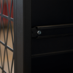 Étagères de supermarché horizontales métalliques double face robustes et polies à plusieurs niveaux - Product Image 6