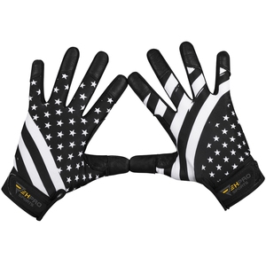 Guantes de Receptor de Fútbol Americano con Palma Adhesiva, Impermeables, Dedos Completos, los Mejores Guantes de Fútbol Americano, Logotipo de Equipo Personalizado - Product Image 6