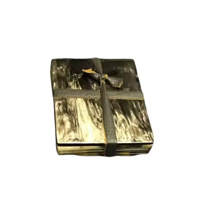 Hand Finished Horn <b>Coasters</b> for Elegant <b>Tables</b> Premium Artisan Buffalo Horn <b>Coaster</b> Collection Exclusive Natural Horn <b>Coasters</b> f - Product Image 5