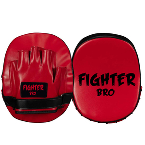 Pads de frappe Fighter Bro Boxing Focus Pads en cuir PU, rouge et noir, équipement d'entraînement durable - Product Image 6