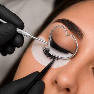 Miroir de poche en forme de cœur avec poignée en acier inoxydable, miroir compact, miroir de maquillage portable - Product Image 5