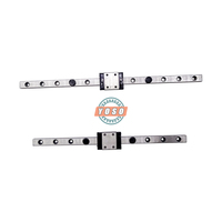 Rail de guidage linéaire miniature MGN7C 7 mm avec bloc coulissant, pièce de mouvement linéaire pour l'automatisation CNC