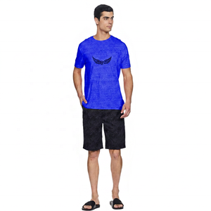 Camiseta de Manga Corta Rosa para Hombre con Logotipo, Corte Regular, Cuello Redondo, Informal, Transpirable, de Algodón - Product Image 4