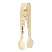 Pince à glace en acier inoxydable à dents de scie, pince alimentaire antidérapante en métal, pince à sucre, petite pince de service de cuisine pour bar, buffet, fête