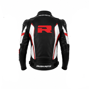 Chaqueta de Cuero para Motociclista de Alta Calidad para Hombre, Fabricada con Piel de Oveja Genuina, Transpirable, Impermeable, con Logotipo Personalizado - Product Image 2