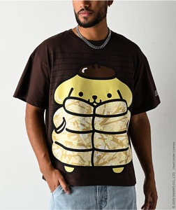 Camiseta Oversize para Hombre, Hombros Caídos, Corte Holgado, Lavado Pigmentado, Manga Corta, Algodón, Estilo Casual Urbano, Top Holgado para Hombre - Product Image 1