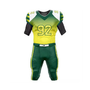 Uniforme de Fútbol Americano Estampado Transpirable de Alta Calidad en Oferta, Conjunto Deportivo 100% Poliéster con Protección UV - Product Image 3