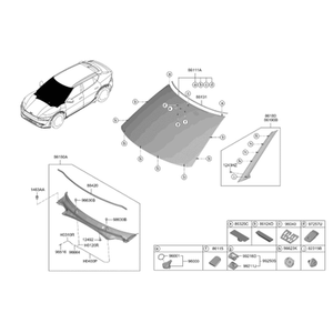 EV6 Nuevas Piezas y Accesorios para Autos y Camiones 86150CV000 - Product Image 2