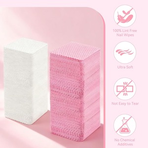 200 Toallitas de Algodón Gruesas Sin Pelusa para Uñas, con Logotipo Personalizado, Discos Desechables para Remover Esmalte de Gel, para Salón de Uñas Profesional - Product Image 5