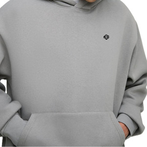 Sweats à capuche streetwear oversize pour hommes en molleton de coton épais, coupe décontractée, personnalisables avec logo, vente en gros - Product Image 5