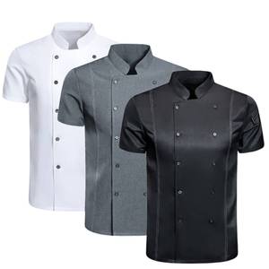 Chemise de cuisine 100% coton à manches longues respirante pour le personnel des restaurants et des hôtels, fabricant OEM, approvisionnement en gros - Product Image 4