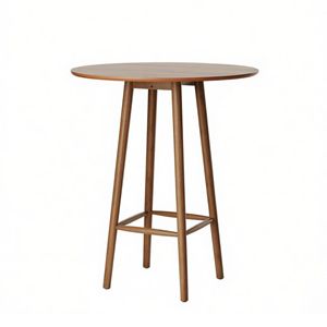 Tavolo Alto Pieghevole per Bar, Arredamento per Interni ed Esterni, Casa, Hotel, Seminterrato, Giardino, Feste con Base a Gamba - Product Image 2