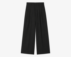 Pantalones Anchos Vintage para Mujer, Cintura Alta, Corte Holgado, Estilo Casual Urbano, Mezcla de Algodón Suave, OEM ODM - Product Image 5