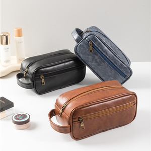 Pochette de voyage portable de luxe en PVC avec fermeture éclair pour homme, personnalisable, écologique, pour cosmétiques, collection 2026-27 - Product Image 4