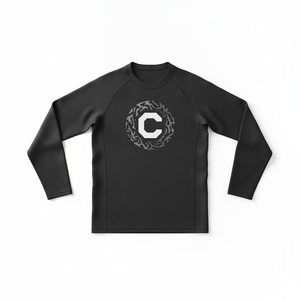 Women Full Sleeve Rash Guard Shirt And Shorts Set Quick Dry Compression Fit Spandex Polyester Workout Gear - Product Image 3
