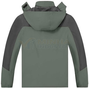 Veste de pluie en nylon et polyester avec logo personnalisé, meilleur prix, prix de gros, veste de pluie de qualité supérieure - Product Image 2