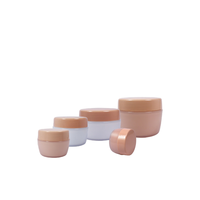 Série VD – Pots en plastique PP à double paroi, recyclables et écologiques, avec couvercle à vis, tailles 20ml-150ml, pour soins de la peau et crèmes pour les yeux