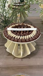 Plateau à chocolat de luxe, bol à chocolat haut de gamme, plateau à bonbons design, plateau décoratif pour chocolat, bol de service moderne - Product Image 3