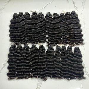 Cabello sin procesar vietnamita del proveedor principal, cabello humano ondulado suelto crudo de 10-40 pulgadas, longitud estirada, color natural, para mujeres negras - Product Image 5