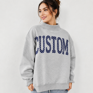 AreaIn Women's Oversized Red Sweatshirt Crew <b>Neck</b> Full Sleeve Knitted Letter Print Casual Fashion <b>Top</b> <b>Mock</b> <b>Neck</b> - Product Image 5