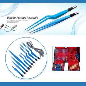 Pinces bipolaires électriques à cautérisation, revêtement pour une durabilité accrue, pointe fine, réutilisables, à baïonnette, pour chirurgie générale, autoclavables, classe I, 5 ans - Product Image 6