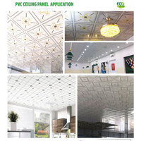 Loseta de Techo de PVC Ignífuga Clase A PIMA - Moderna, 100% Impermeable, Encastrable, Antideslizante, 2x2 pies