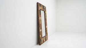 Modern Handmade <b>Small</b> Wooden Framed <b>Wall</b> <b>Mirror</b> Decorative Rectangular Accent <b>Mirror</b> Eco-Friendly Home Wedding Decor for Hotels - Product Image 2